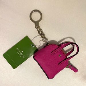 Kate Spade Mini Purse Bag Keychain NWT